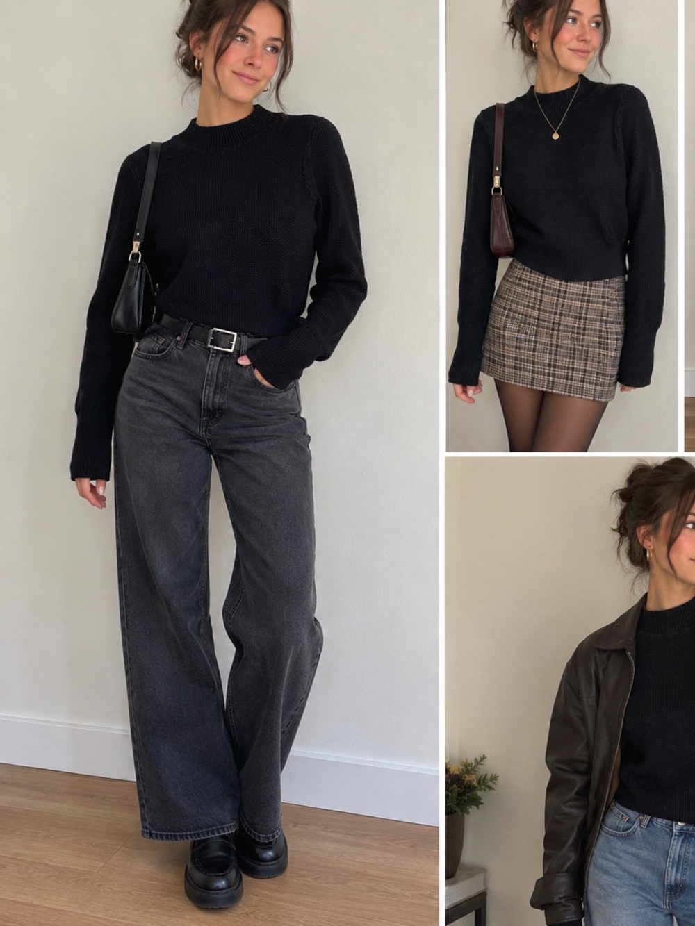 💙 5$ Add On 💙 GAP Black Long Sleeve Crewneck Sweater